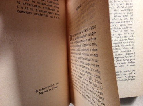La rencontre des absents 1963 1st Edition Boris Schreiber French Novel - Picture 5 of 7
