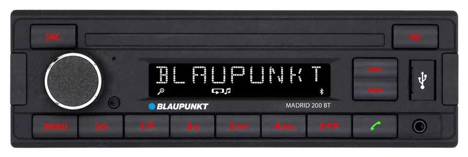 Blaupunkt USB AUX Bluetooth MP3 Autoradio für Audi A4 B5 bis 99 A6 C4 bis 97 A8 - Bild 2 von 4