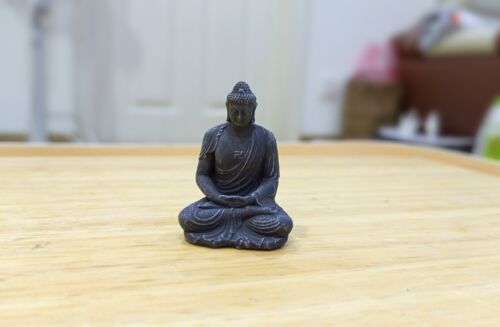 Miniature Tiny Buddha Sit in Meditation Figure- Monk Statue- Buddha Monk Statue - Picture 2 of 3