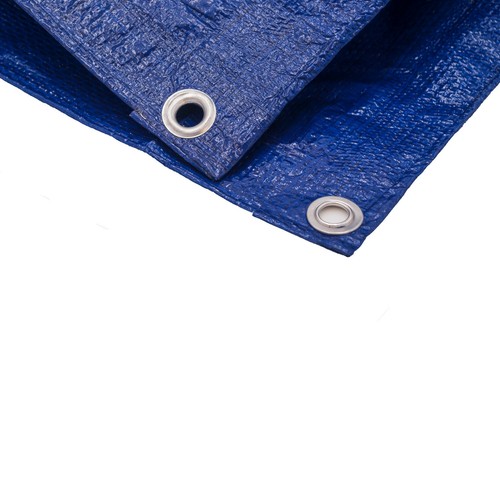 50' x 50' blaue Polyplane 2,9 OZ. Economy leichte wasserdichte Abdeckung - Bild 3 von 5