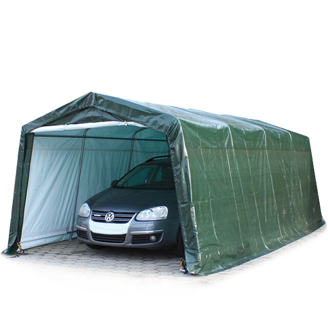 Details zu Garagenzelt 3,3x6,2 m Zelt Foliengarage Carport Lagerzelt Unterstand grün Angebote im Versandhandel