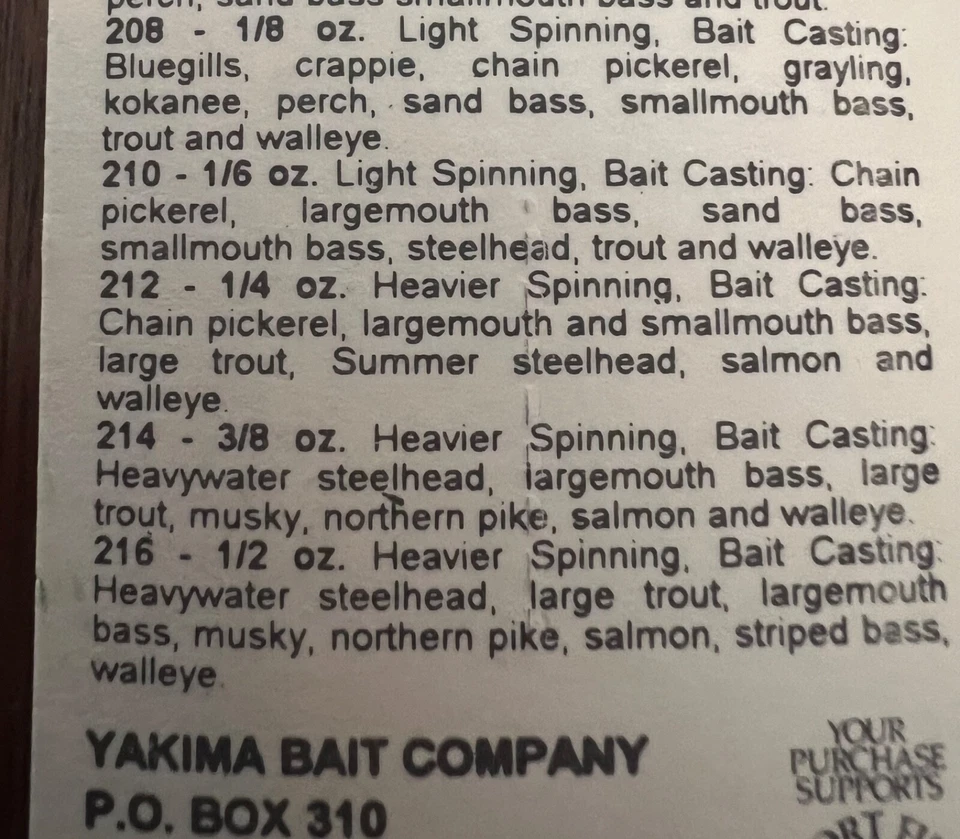 Cola de gallo Worden's vintage 210 1/6 oz BRTR hoja de oro nuevo embalaje original Foto 4 de 4