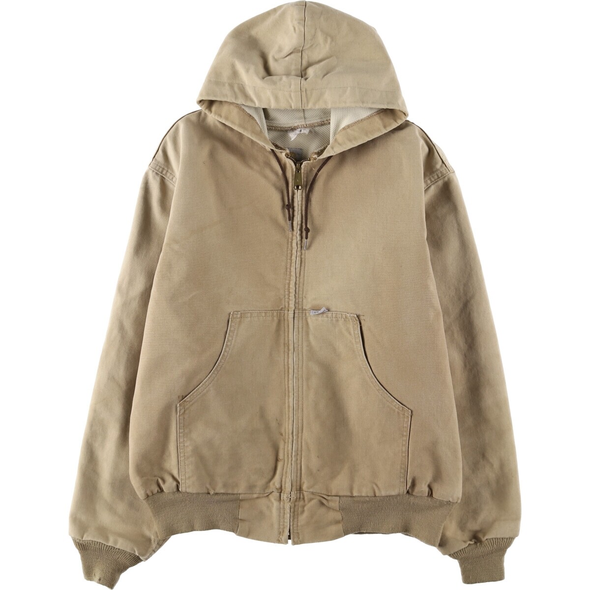 ジャケット・アウター 80s~ carhartt duck best made in usa 80s~90'S Carhartt Active Jacket Duck Full Zip Parka Made in