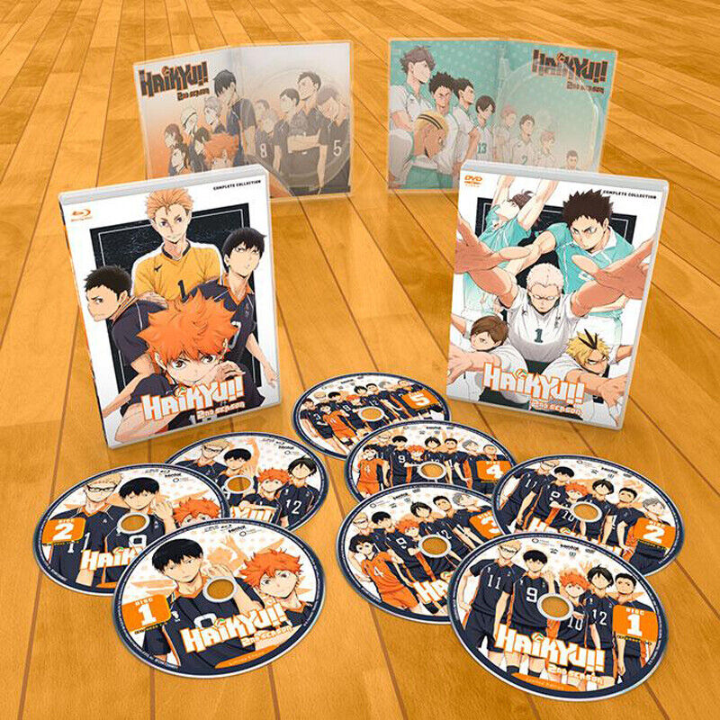 Haikyu Haikyuu Complete Season 2 Limited Premium Blu-ray DVD Box Set Anime  816726020716