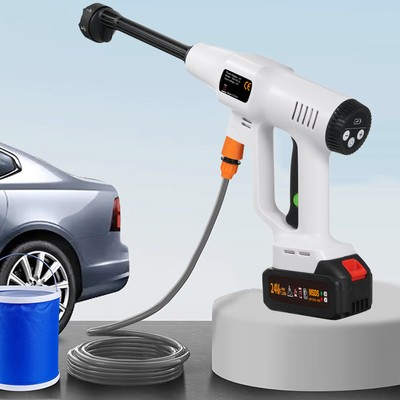 Wireless High Pressure Car Wash Washer Gun Foam Generator Water Gun Cleaner E3L1