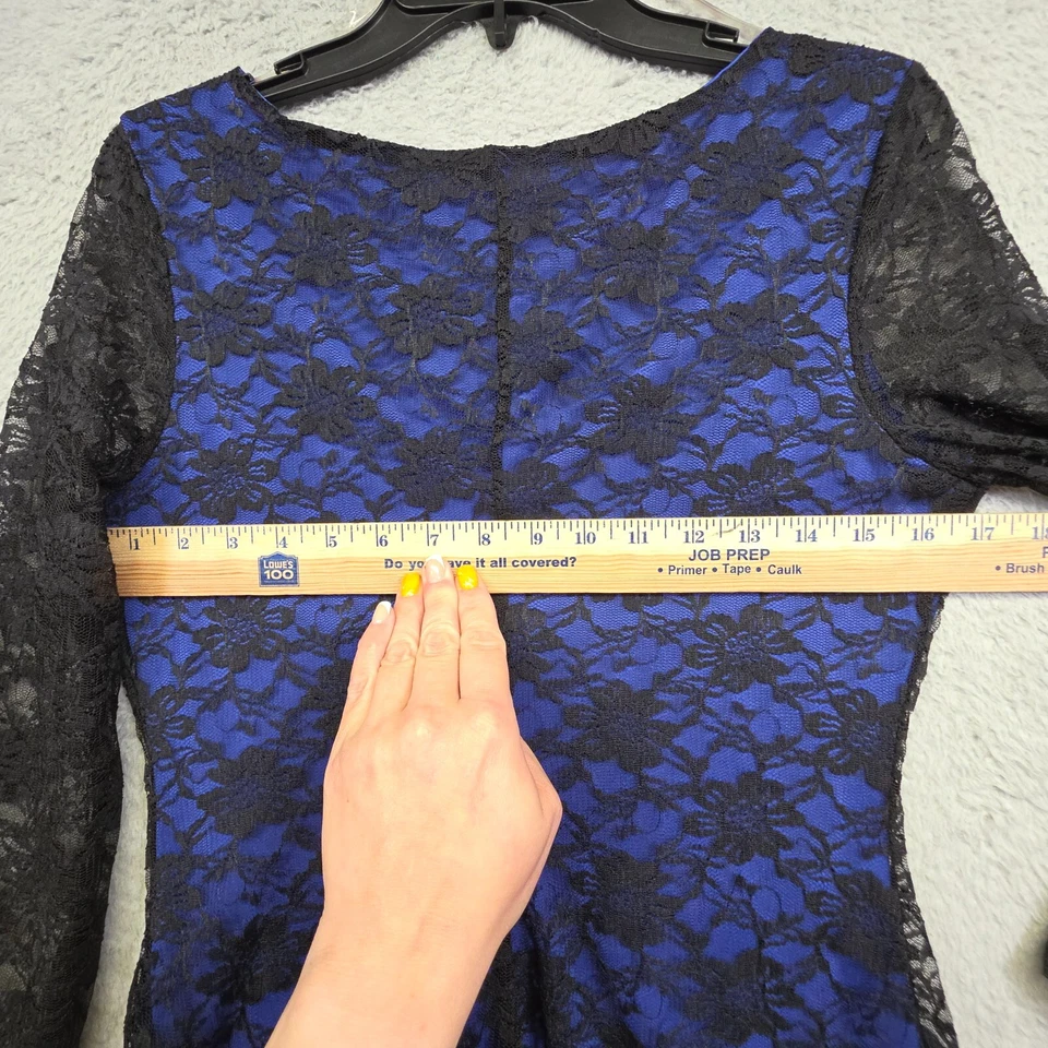 Vintage Y2K Vestido Whimsigoth Feminino M Renda Floral Bruxa Vampira Fada Grunge Mod - Imagem 4 de 4