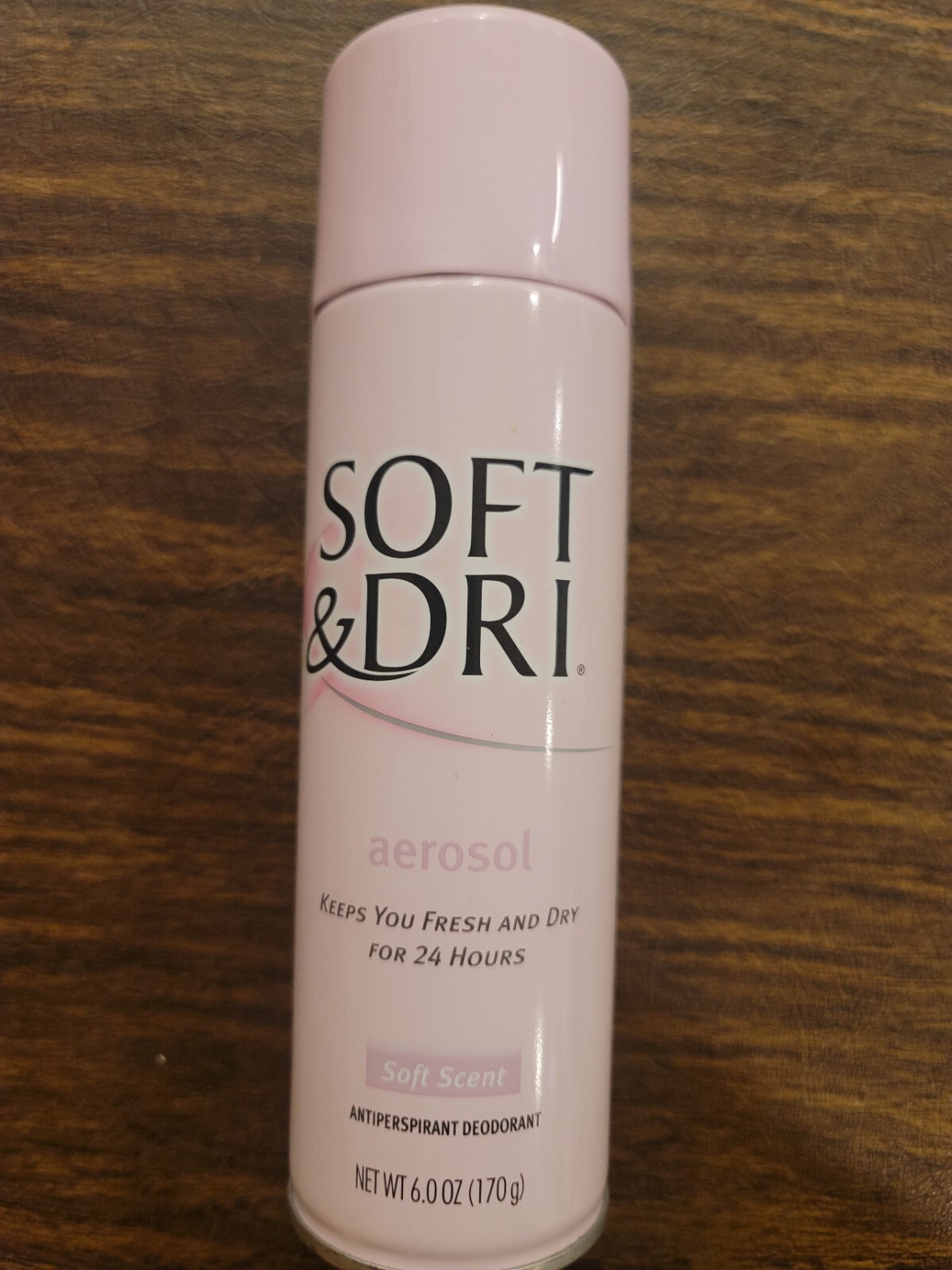 SOFT & DRI SOFT SCENT AEROSOL 6 oz ANTIPERSPIRANT DEODORANT SPRAY