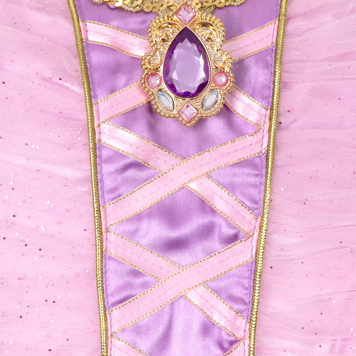 NWT Disney Store Rapunzel Costume Gown Dress Princess Tangled Girls Many Sizes - Picture 3 of 11