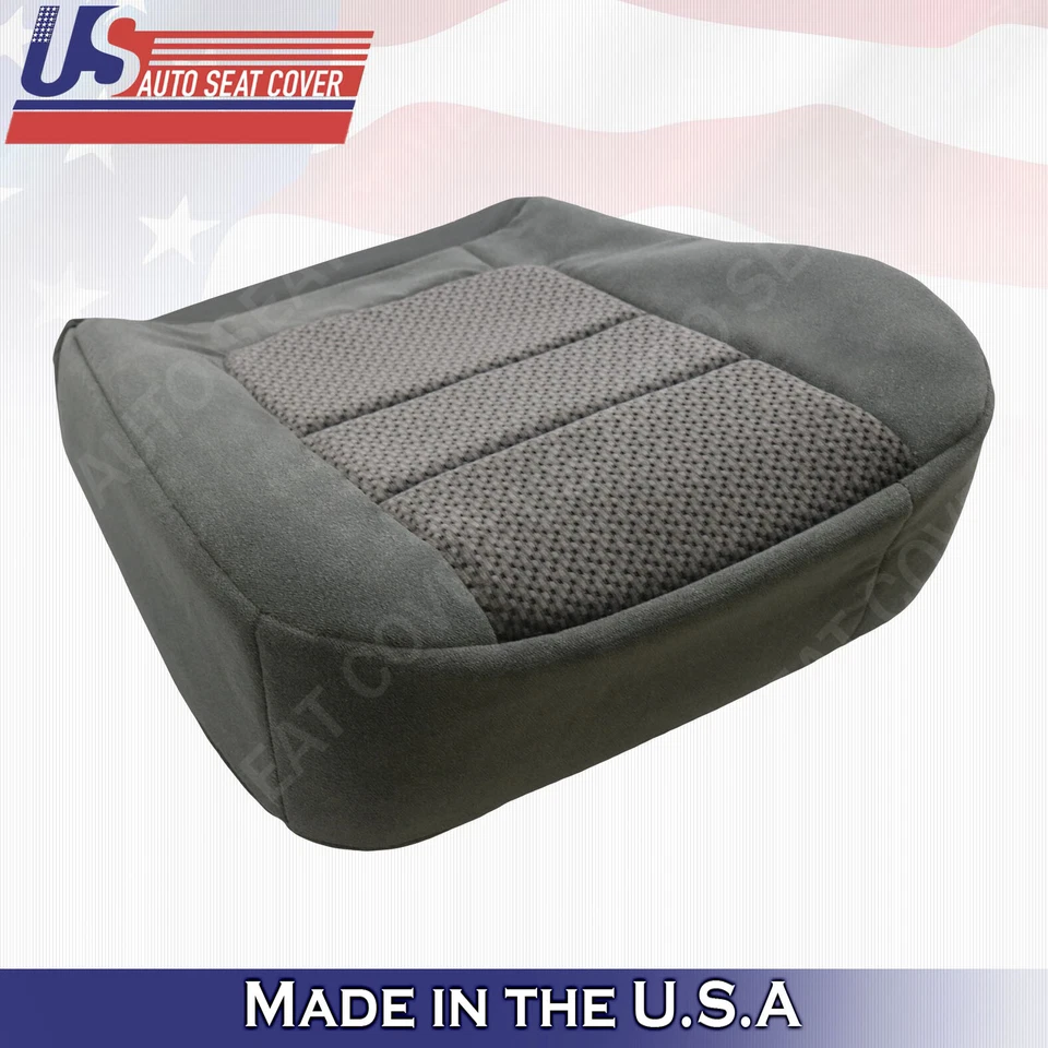 Ford F250 F-350 F-450 XLT 2001 cubierta de asiento de tela inferior del conductor mediana Gris grafito Foto 4 de 4