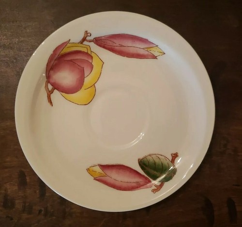 Taza de café y platillo de cerámica Vernonware Lotus hornos Vernon - Imagen 2 de 7