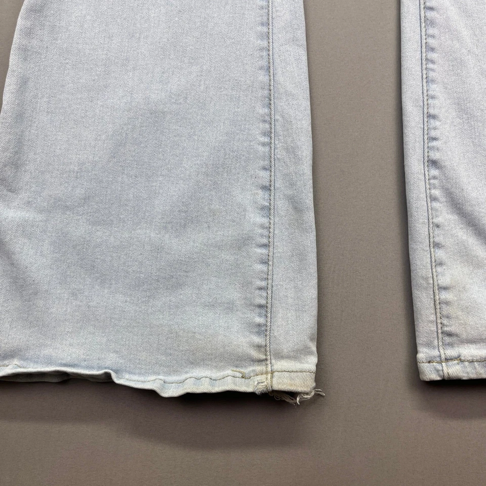 Sweet Look Flare Jeans Light Wash Denim High Rise Bell Bottoms Size 9 Fits 28" - Image 2 of 4