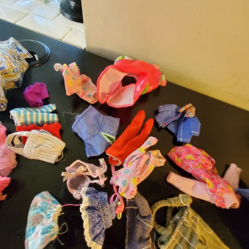 Lot of 35 Barbie doll clothes lot assorted mixed lot pre owned Various sizes - Picture 3 of 11