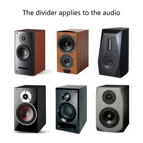 80W Speaker Crossover 2 Way Tweeter Bass Filter Frequency Divider - Picture 6 of 8