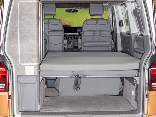 Zaino da banca FLEXBAG per VW T5/T6 California Ocean/Coast in tessuto originale VW - Foto 5 di 5