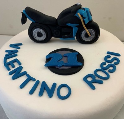 Comestible Moto Personlised Gateau Decoration Cake Topper Ebay
