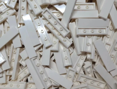 70 x LEGO 1x4 Tile 2431 - White - Thin, Flat, Studless Plate PACK OF 70