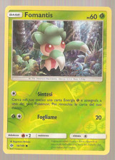 CARTA CARD Pokèmon TM Sole e Luna Fomantis base ps 60 14/149 HOLO REVERSE