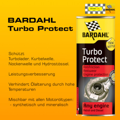 BARDAHL Turbo Protect C60-Motoröladditiv - 300 ml-Dose
