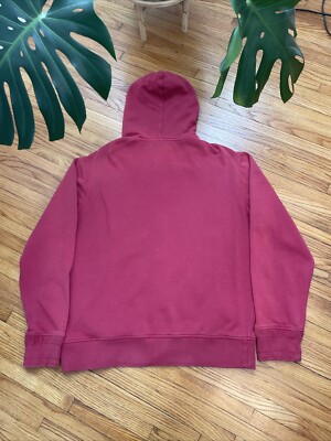 Vintage 90s XL Polo Ralph Lauren Red Full Zip Sweatshirt Hoodie | eBay