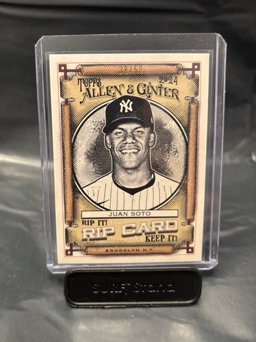 2024 Topps Allen & Ginter Juan Soto Yankees Rip Card 38/50 UNRIPPED!