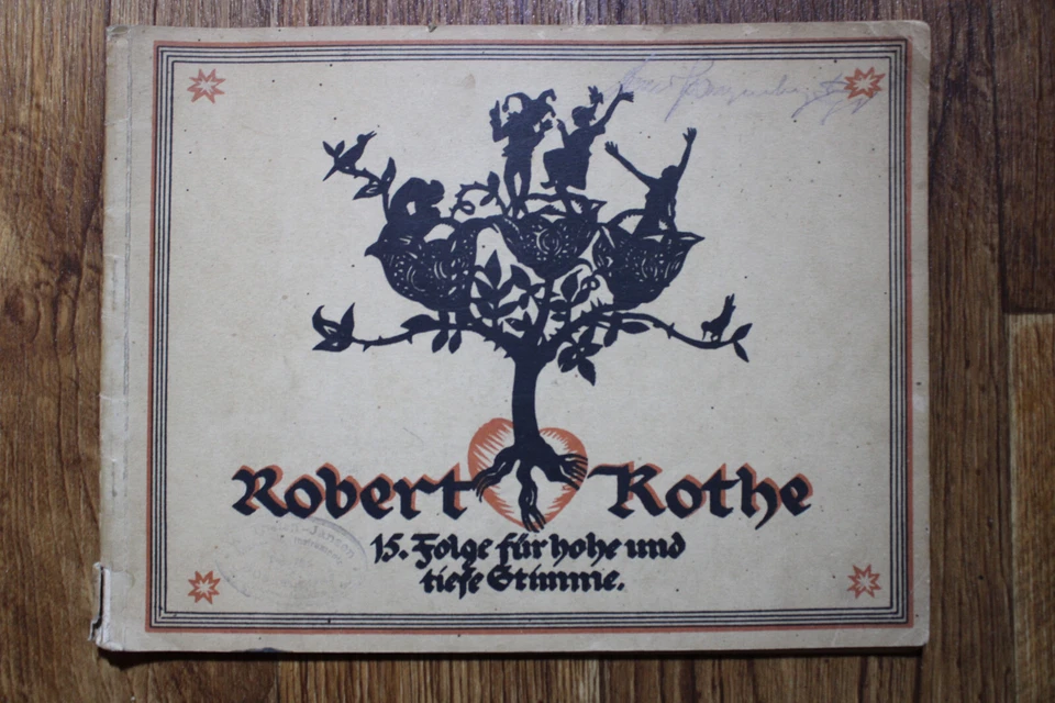 15 lautenlieder fünfzehnte folge robert kothe 1918 hohe und tiefe stimme lieder - Bild 1 von 1