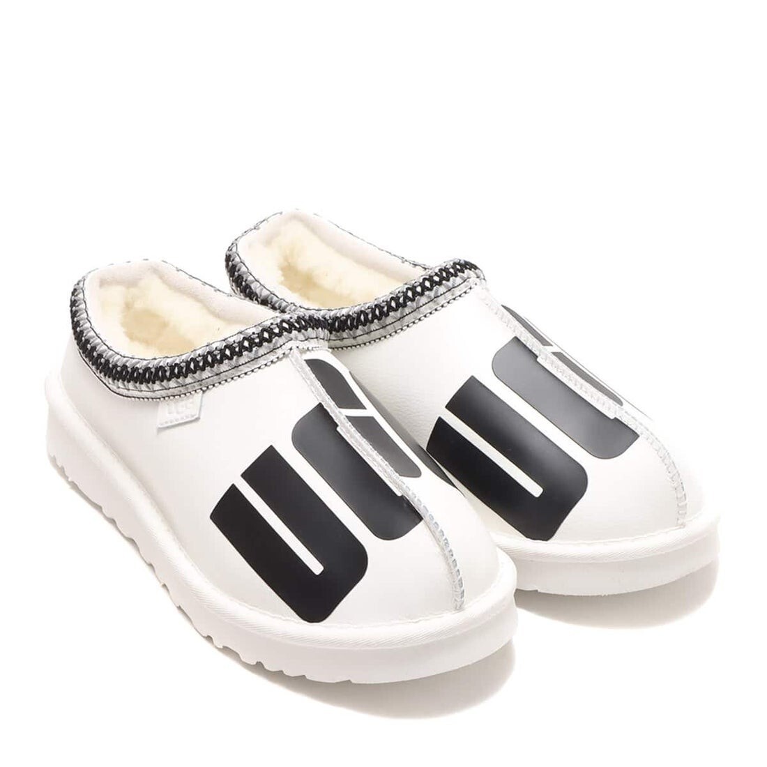 New UGG Tasman Chopd Logo Low Top Leather Slippers Men display picture 2