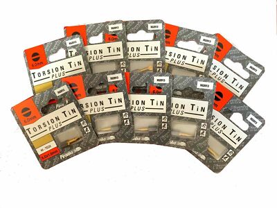 10 Piranha X62013 6mm Slotted Hi-Tech Torsion Titanium Plus Screwdriver Bits