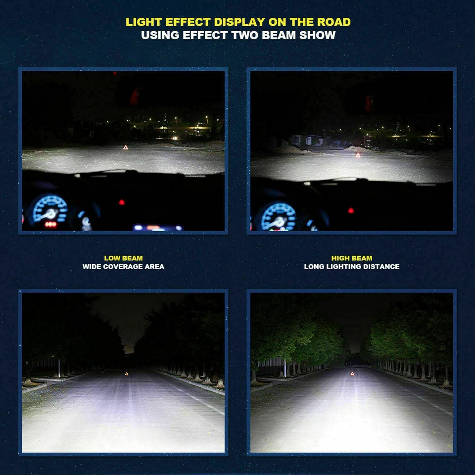 Combo de 6 faros antiniebla LED bombilla blanca para Mercedes-Benz Sprinter 2500 3500 Foto 3 de 4