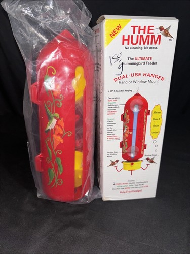 The Humm-The Ultimate Hummingbird Feeder-Hang Or Window Mount-No Cleaning Needed - Picture 23 of 24