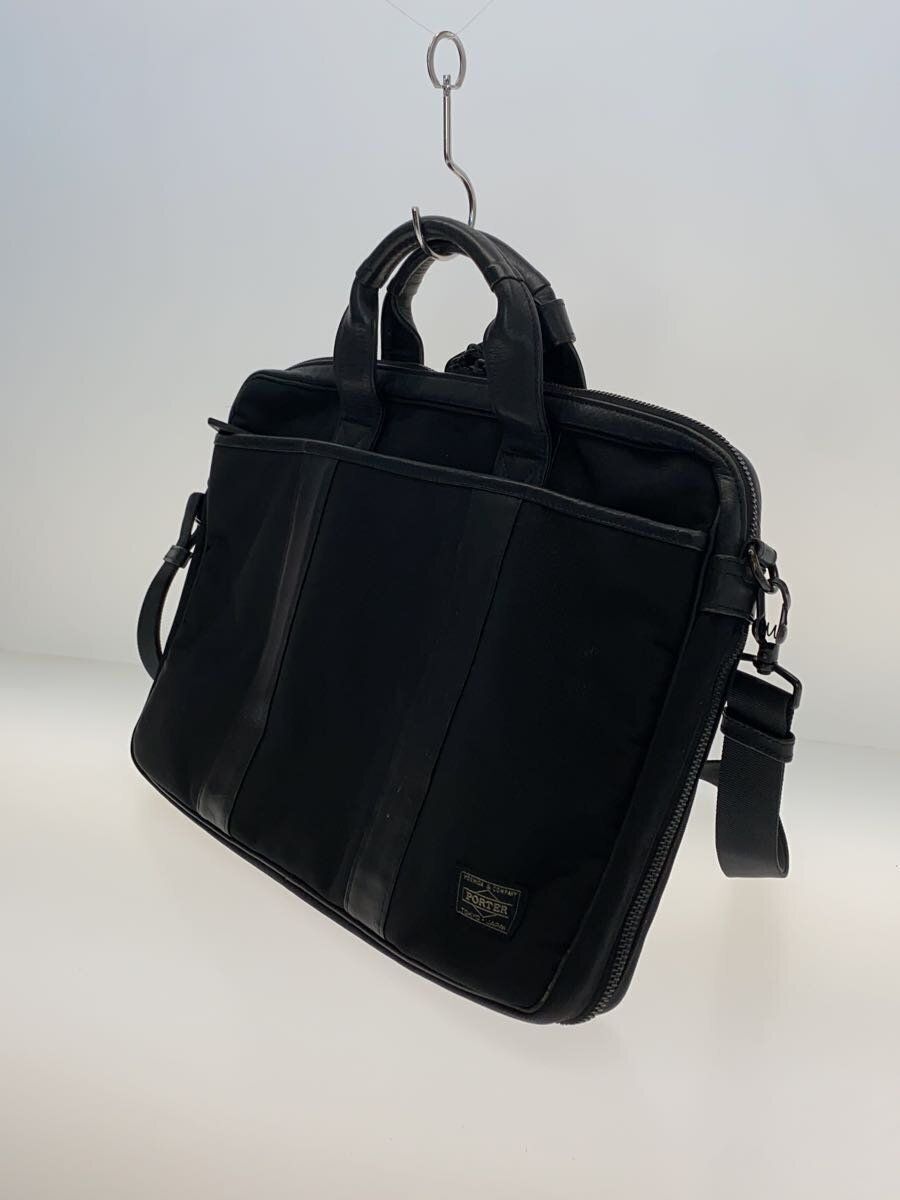 Yoshida business bag briefcase black plain 125-04488 TAG Yoshida business bag briefcase black plain 125-04488 TAG