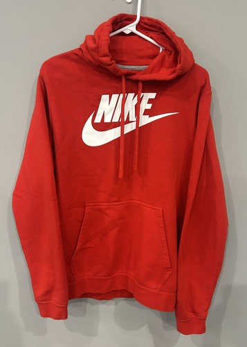 Nike Sweatshirt-Unisex-Red-Med-3 small pen dots on last pic - 第 1/6 張圖片