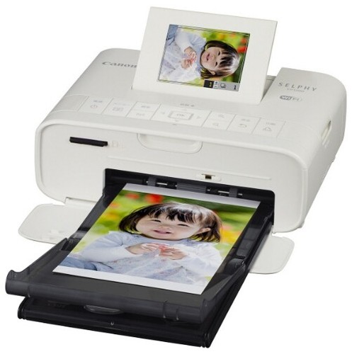 Canon Compact Photo Printer- SELPHY CP1200 White+140 photo sheets-Japan Products - Picture 6 of 7