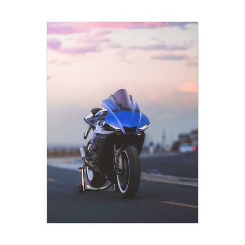 Yamaha R1 High Resolution Museum Quality Vertical Motorcycle Canvas Print #007 - Picture 2 of 10