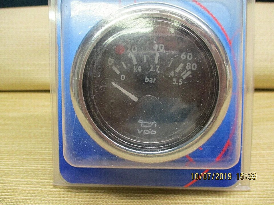 VDO 80 PSI Pressure Gauge V35041103 12V - Image 2 of 3