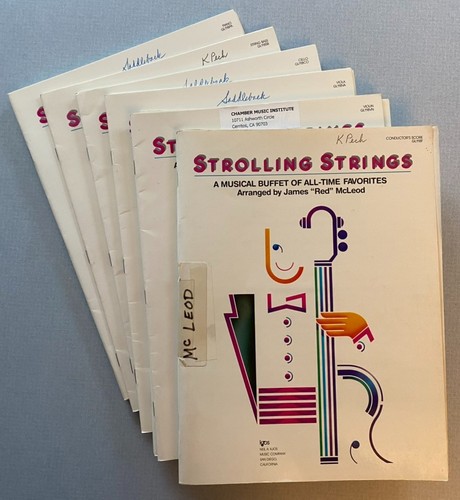 STROLLING STRINGS (arr. James "Red" McLeod) - SET of 14 BOOKS of sheet music - Picture 3 of 6
