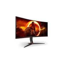 Aoc Monitor 34inch UltraWide QHD 180Hz VA Curved 1500R DisplayHDR400 Black