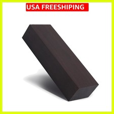 Black , Ebony Wood Lumber Blank DIY Material Woodworking Tool for Music Instr...