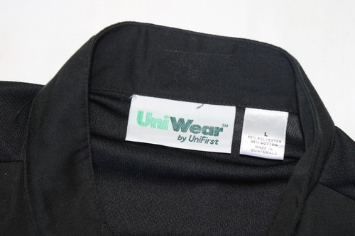 Uni Wear Chefs Coat Black Large