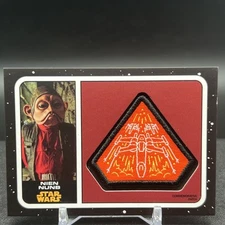Nien Nunb PC-NNX Patch 2019 Topps Galaxy Star Wars Card