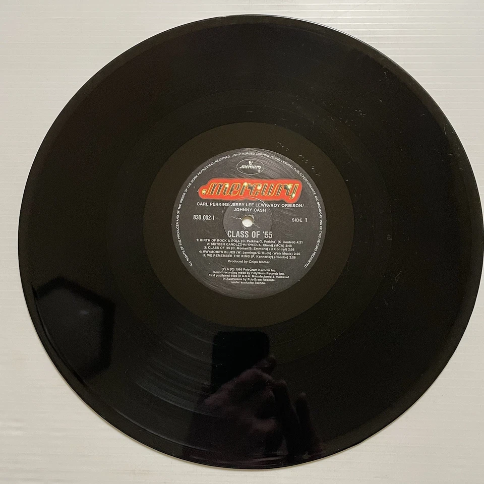 Class Of ‘55 Memphis Homecoming Vinyl Record 12” 33RPM 830 002-1 Mercury 1986 - Image 3 of 4