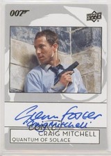 2019 James Bond Collection Inscriptions Glenn Foster as Craig Mitchell Auto 0fr5