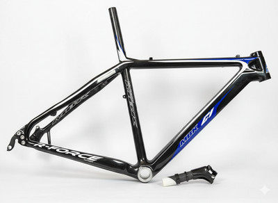 MBK R-FORCE C1 Carbon MTB Frame 26 XC Mountain Bike New Old Stock 560mm Seatpost