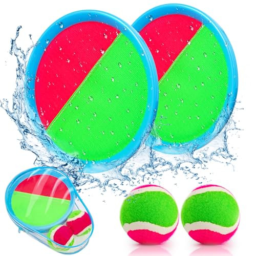 Toss and Catch Ball Set Kids Toys Outdoor Toys Beach Toys Pool Toys Ball Catch - Picture 4 of 7