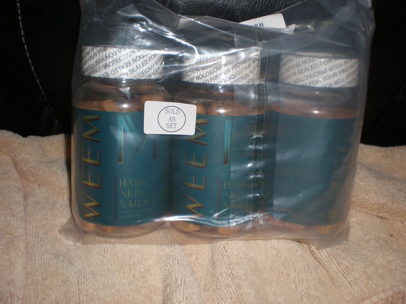 3 pack  WEEM Hair Skin and Nails Gummies - Supports Healthy Hair - Vegan biotin