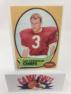 1970 Topps #25 Jan Stenerud RC VG BUF