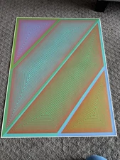 Richard Anuszkiewicz, Inward Eye #2, Screenprint