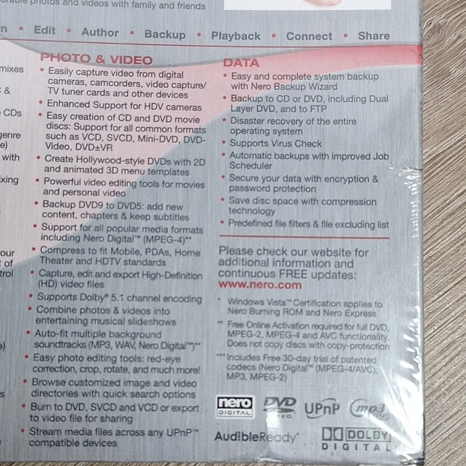 Nero 7 Ultra Edition Enhanced Video Editing Software BRAND NEW SEALED - Image 4 of 4