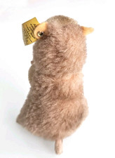 RARES Steiff Murmeltier Piff 2200/10 Dralon Made in Austria 10cm KFS 60s 70s