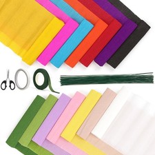 14 Colors Crepe Paper Rolls, 9.8 x 98 Inch Wide 14 Paper, 14 colors