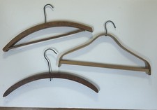 Three Unique Vintage Wooden Hangers